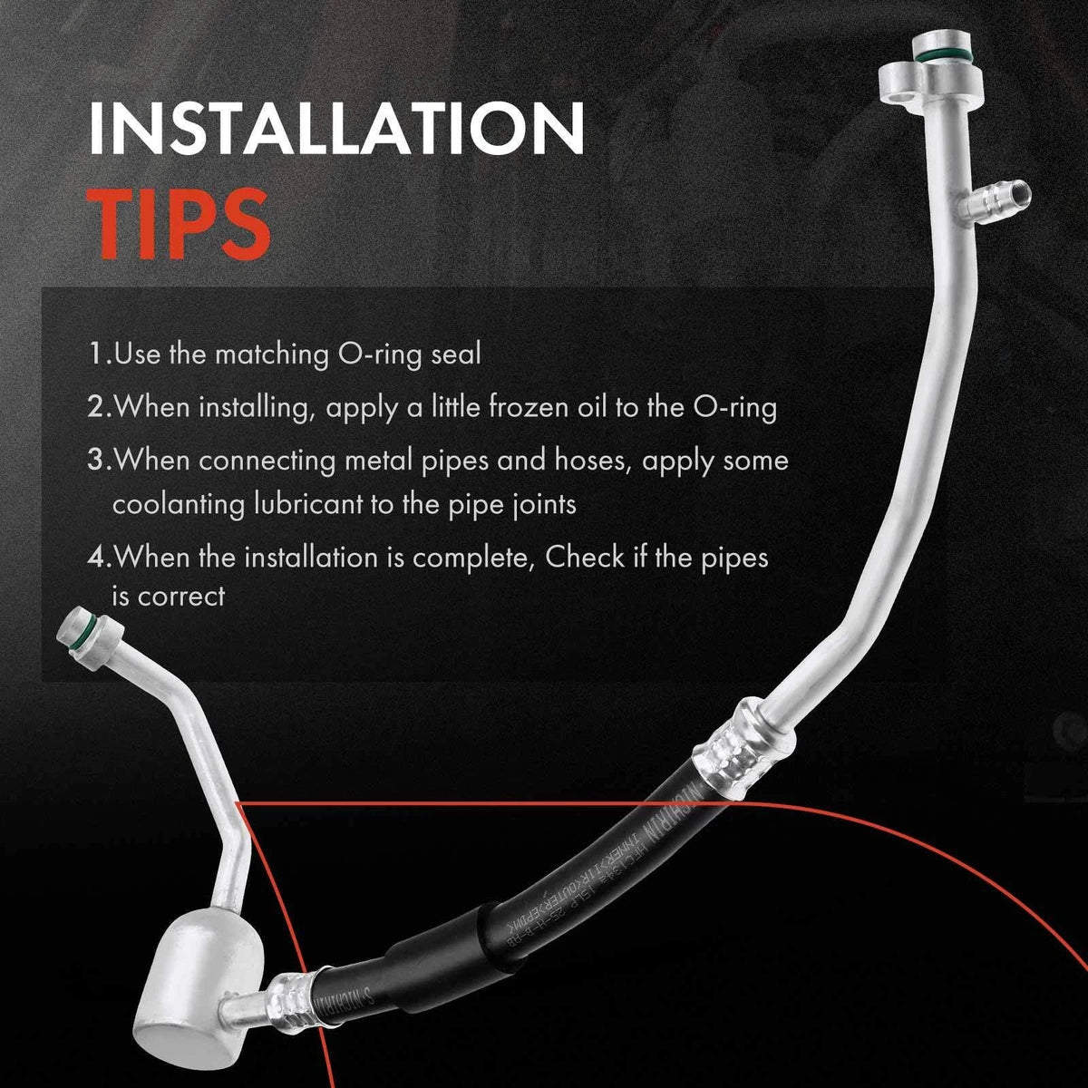 Suction Line Hose Assembly for A/C in Nissan Titan 2017-2019