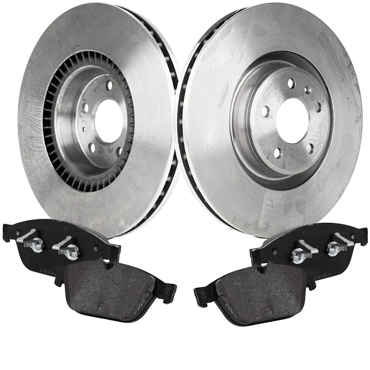 Front Brake Disc Rotors and Pads Kit for Audi A8 Quattro (2013–2018)