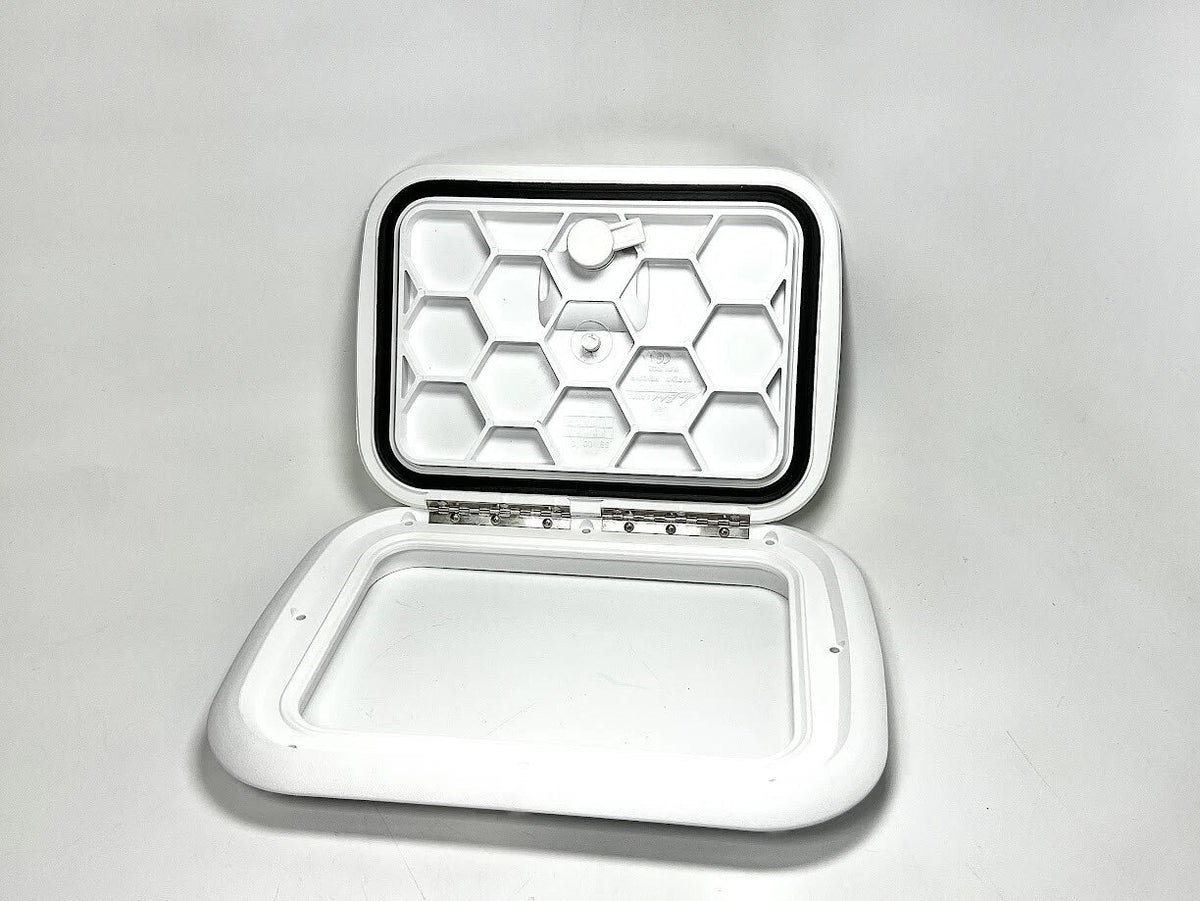 Boat Deck Hatch Lid for Jim Black (9in x 12in) Polar White OEM