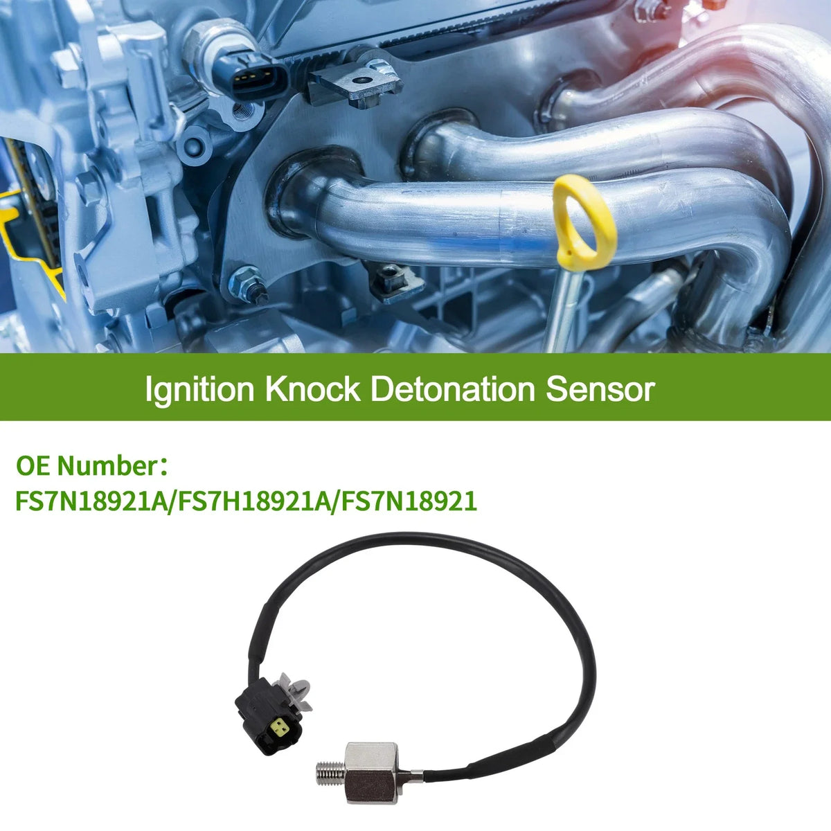 1 Pc Ignition Knock Detonation Sensor No.FS7N18921A for Mazda Protege (2001–2003)