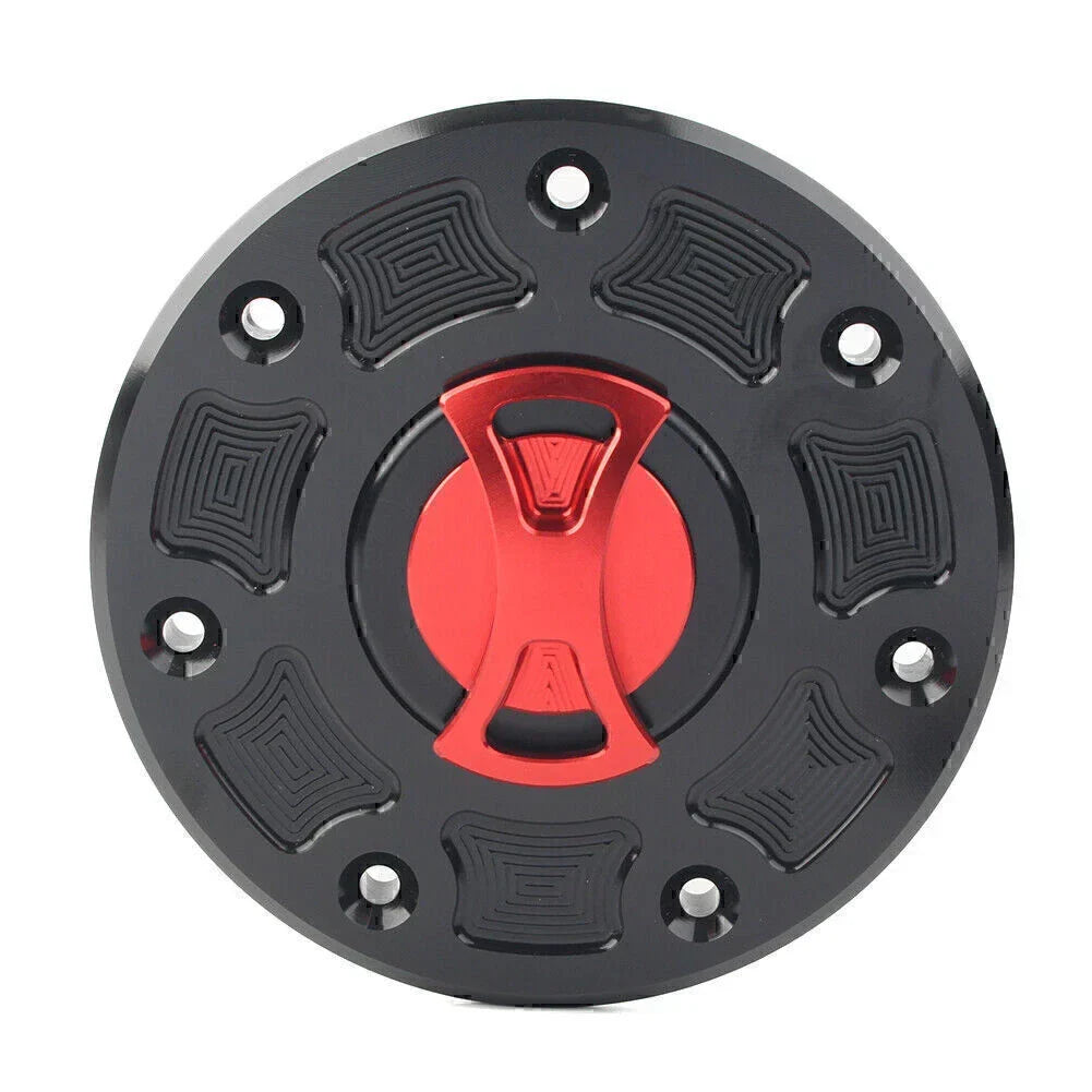 Fuel Tank Cap Cover in Red for ZX-6, ZX-7, Ninja 500, ZRX-1100, GPZ500