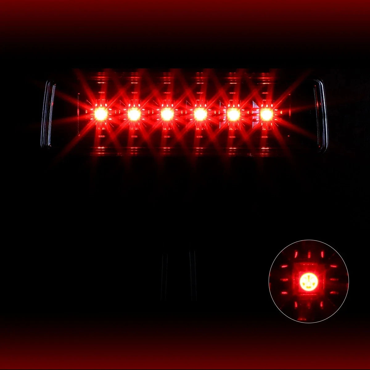 Full LED Third Brake Light for Jeep Wrangler (2007–2017) - Chrome