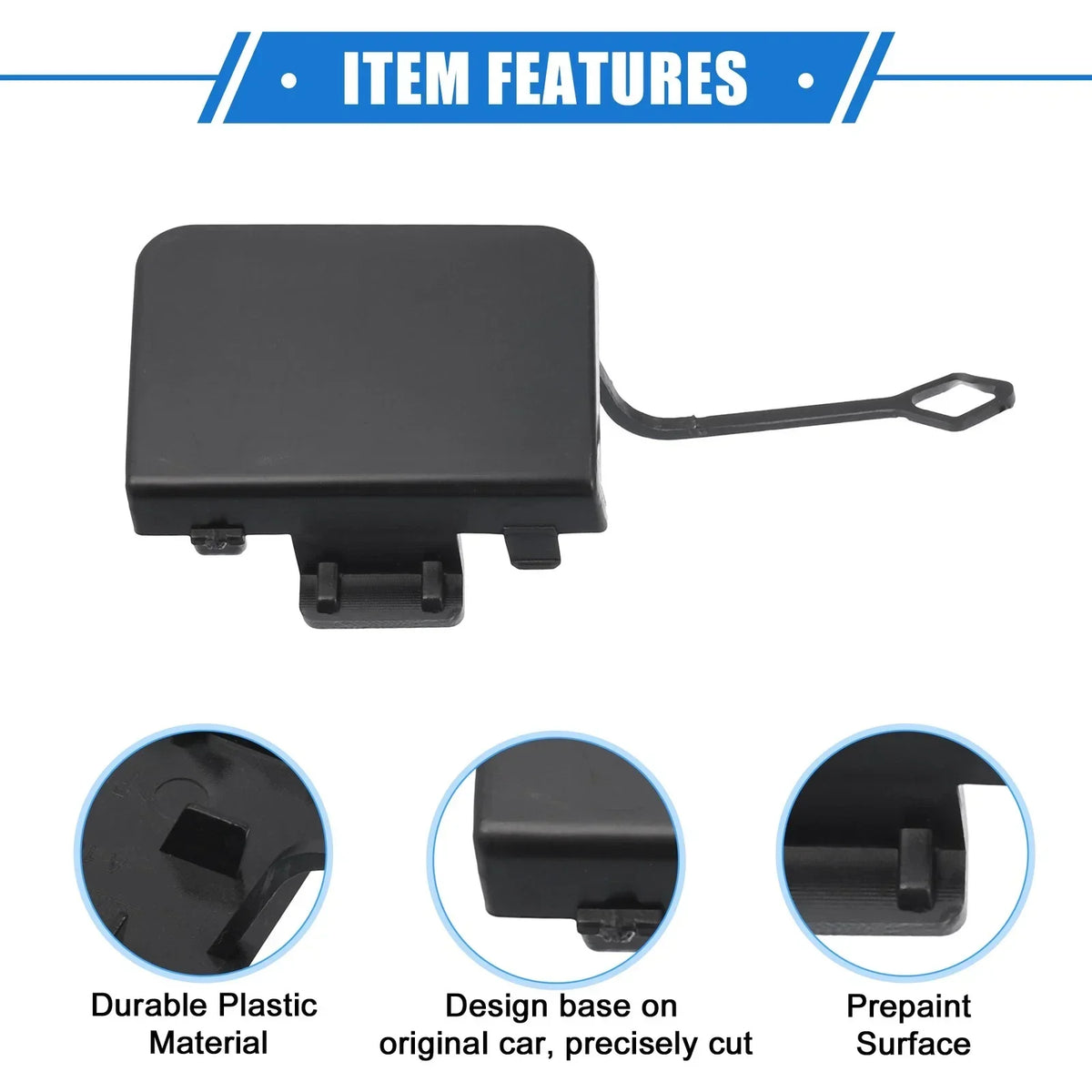 Rear Tow Hook Eye Cover for Mercedes-Benz GL-Class 2007-2012