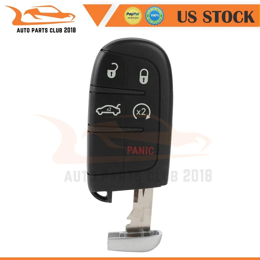 Key Entry Remote Fob for Chrysler 200 300 Dodge Challenger (2015–2017)