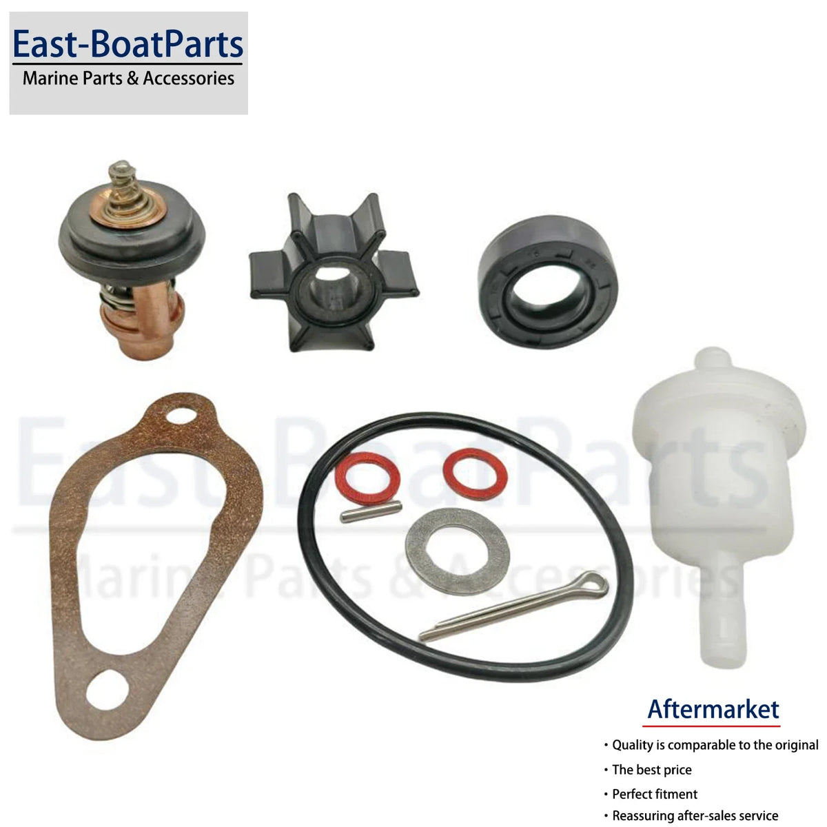 Maintenance Impeller Kit for Nissan Tohatsu 4-6 HP Outboards (369-65021-1)