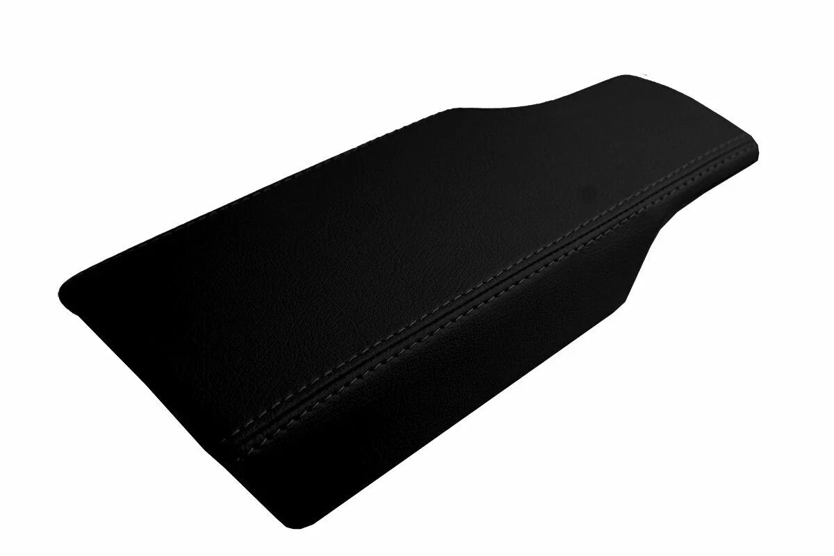 Leather Console Lid Pull Over Cover for Porsche 987 Cayman (2005–2012) Black