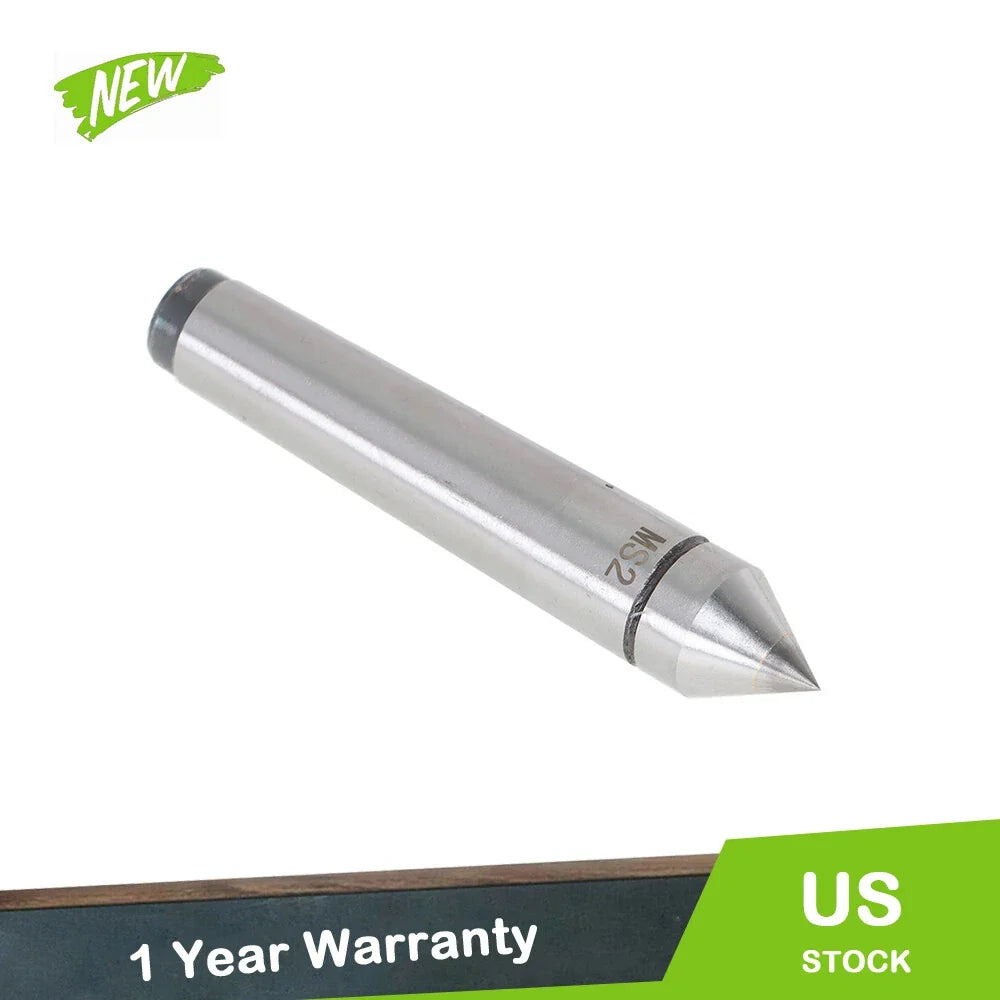 Carbide Tipped Lathe Dead Point Center for Morse Taper 2 (MT2)