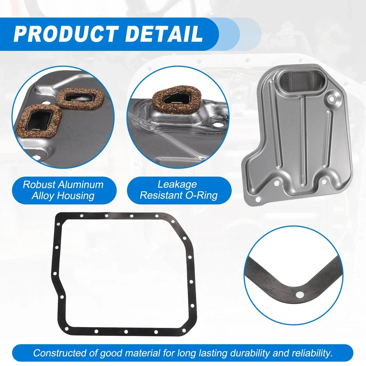 Transmission Filter and Oil Pan Gasket Set for GS300 (1998-2005)