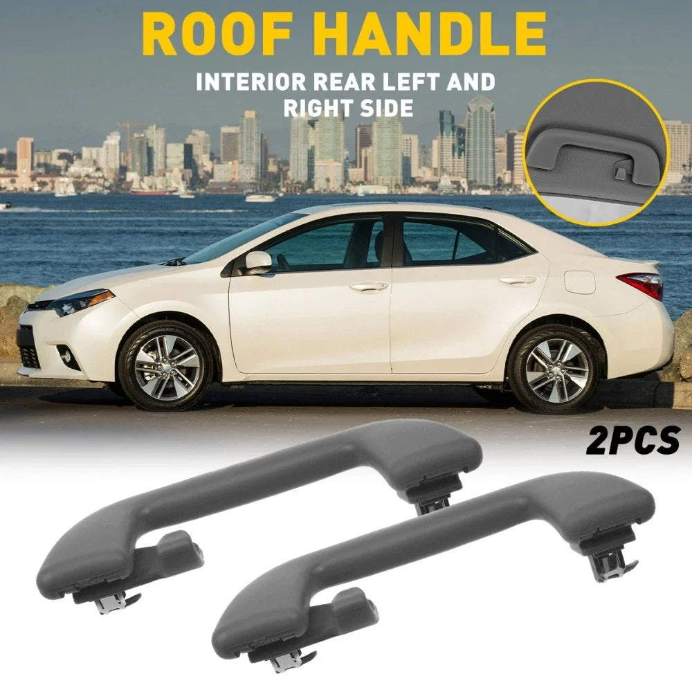 2X Inner Roof Ceiling Handle Grab for Toyota Yaris Corolla RAV4