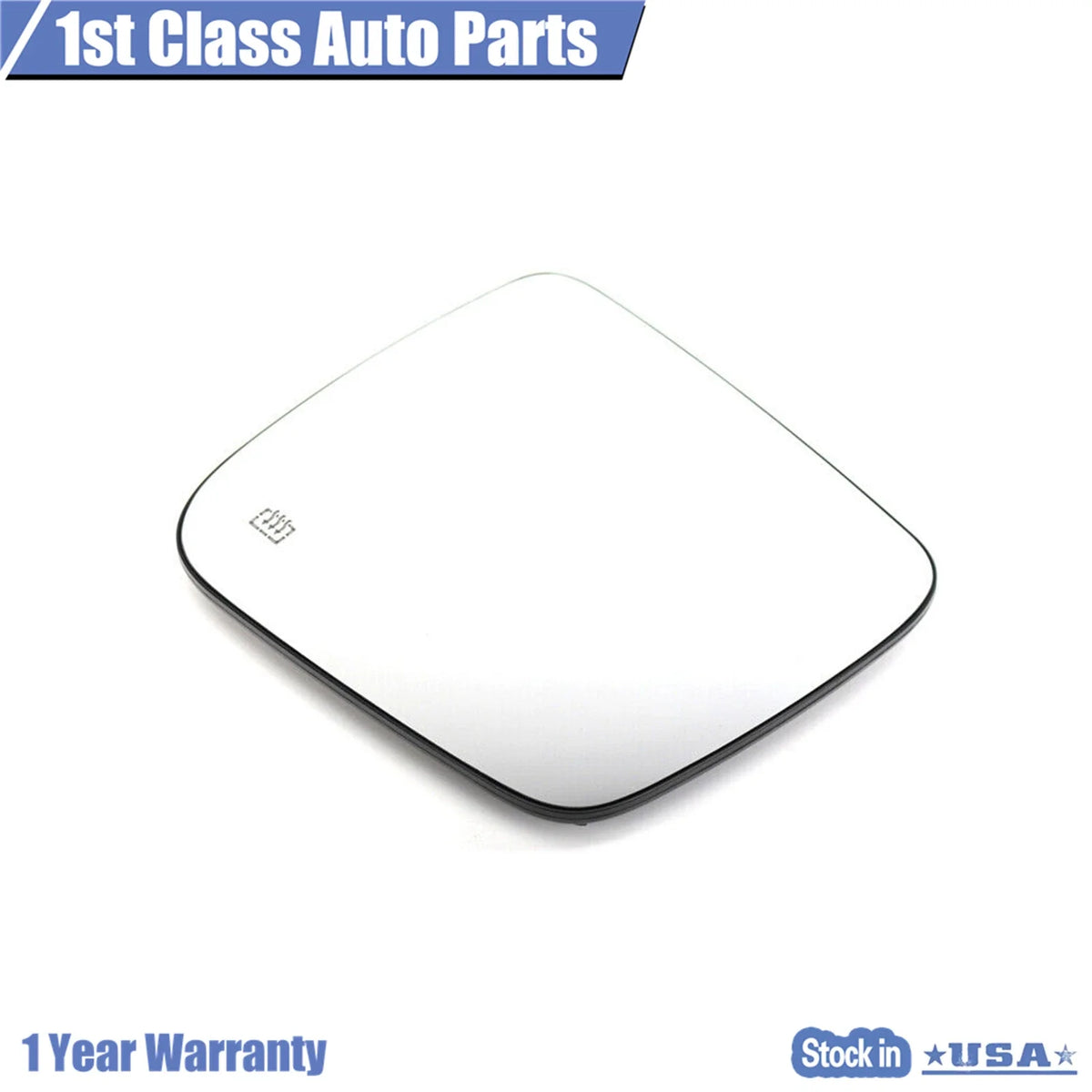Rear View Mirror Glass + Backplate Left for Dodge Durango (2011–2021) 68092053AB