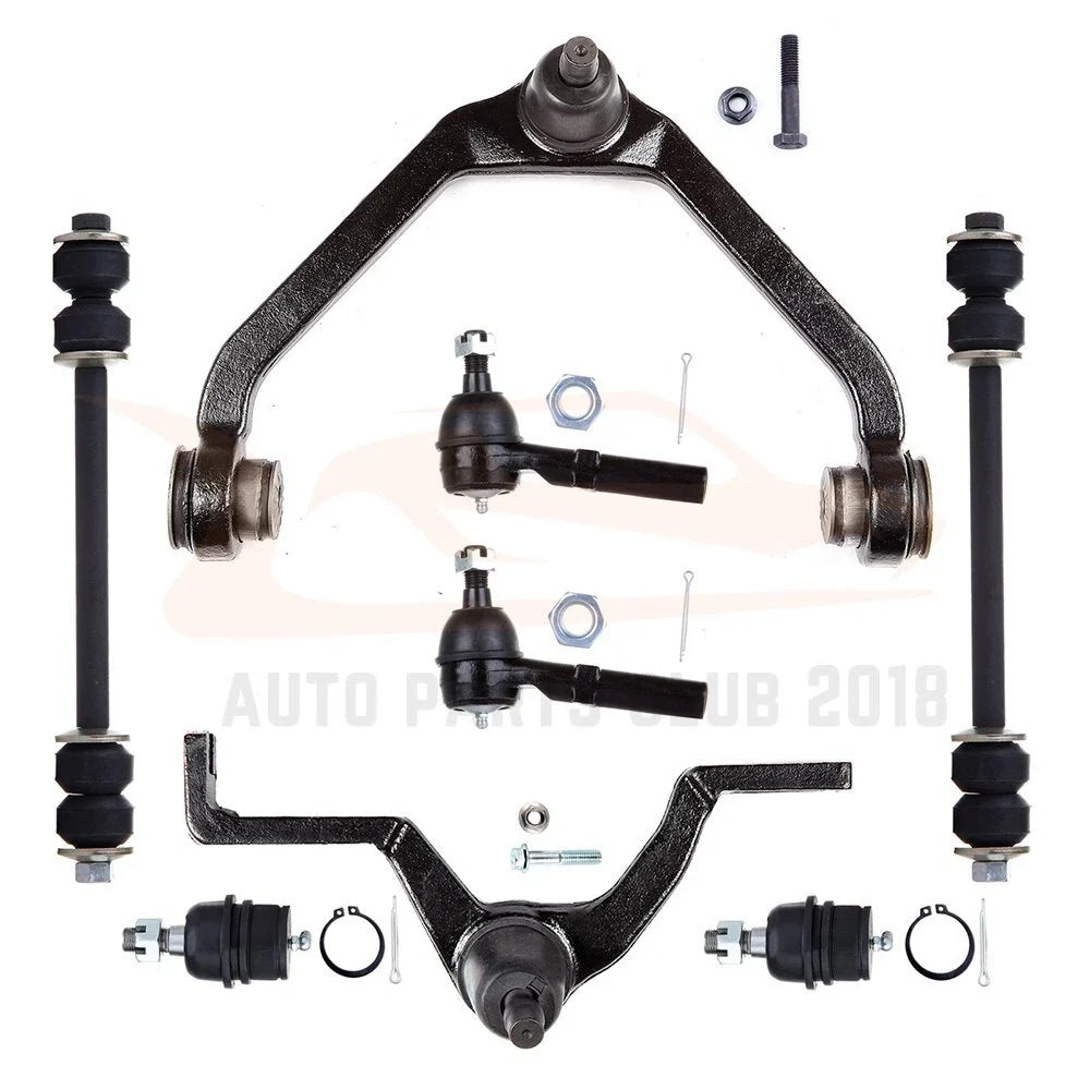 Set of 8 Front Upper Control Arms & Lower Ball Joints for Ford Explorer (1995–1997)