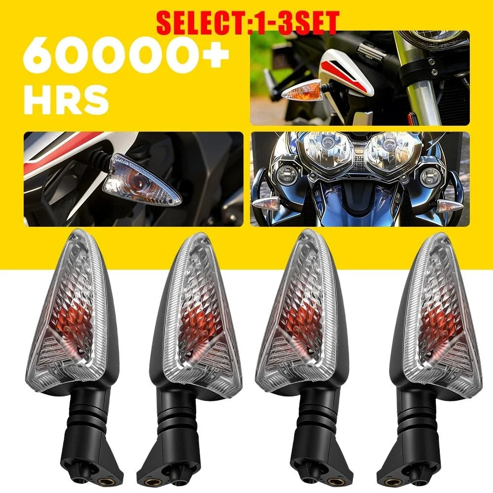 Set of 2 Triumph Tiger XRT 2018-2020 Clear Lens Signal Indicator Lamps