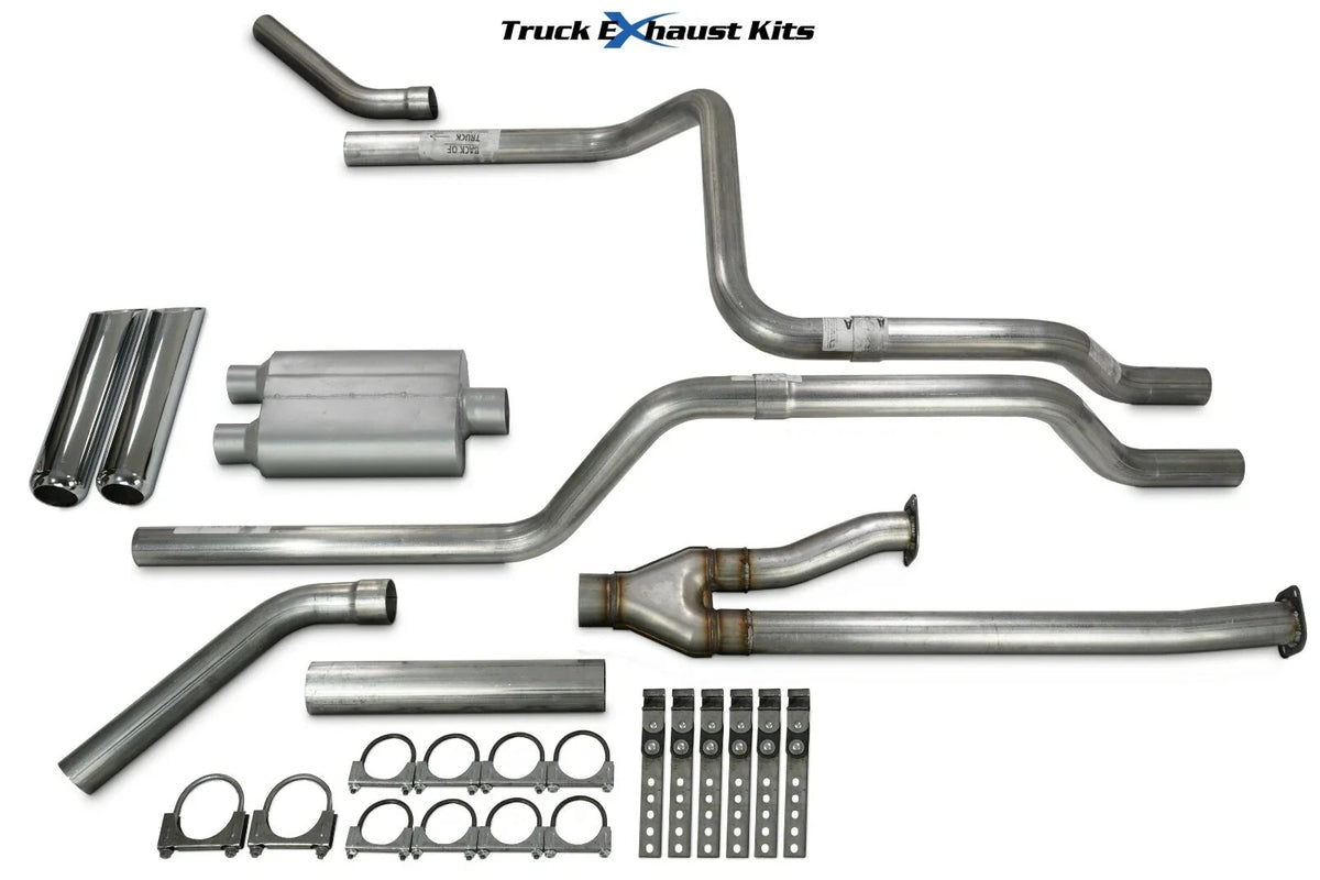 Dual Exhaust Kit 2.5" with Chrome Tip for Toyota Tundra (2014–2021)