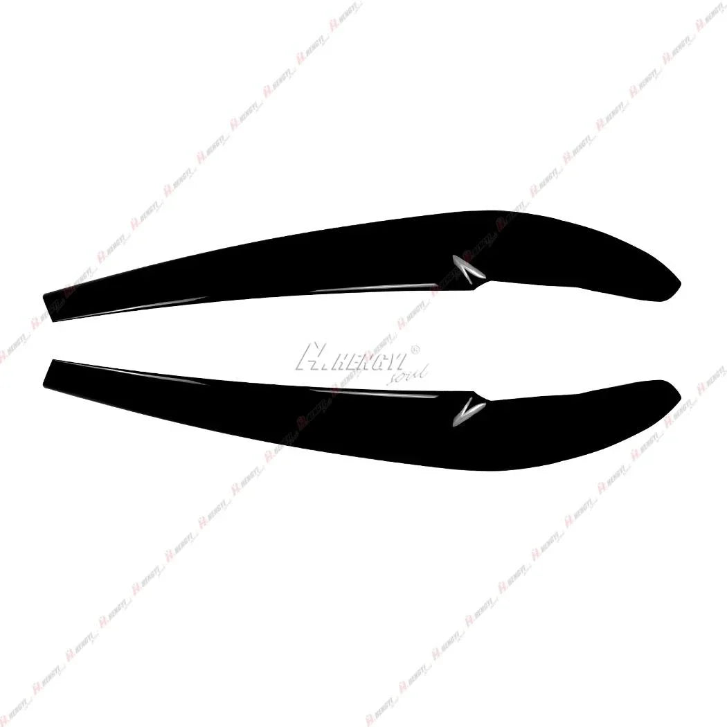 Headlight Eye Lids Covers - Gloss Black Pair for BMW X3 (2011–2013)
