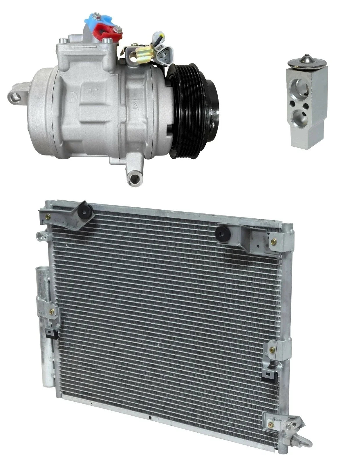 AC Compressor Kit With Condenser for Toyota Land Cruiser 4.7L (2000–2007)