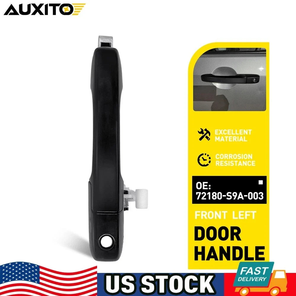 Front Left Door Handle in Black for 2002–2006 Honda CR-V