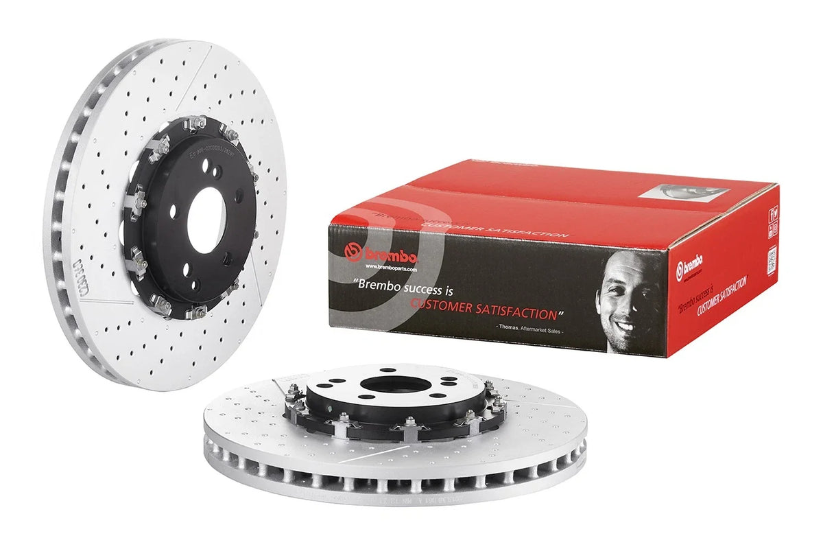Brembo Front Floating Drilled Brake Disc Rotor for MB W204 W211 W219 C209 R172