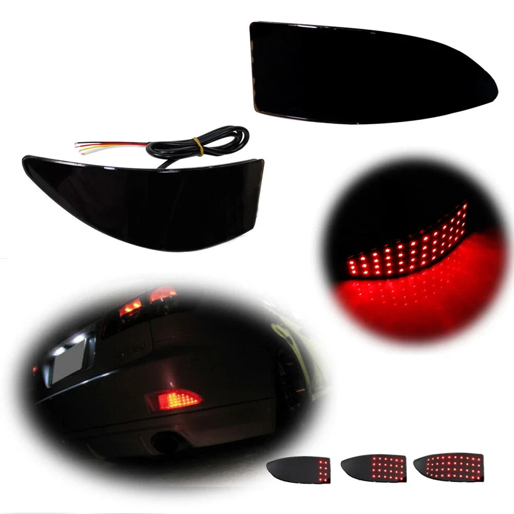 Smoked Lens LED Bumper Brake Tail Light Set for Lexus IS250 IS350 (2006–2013)