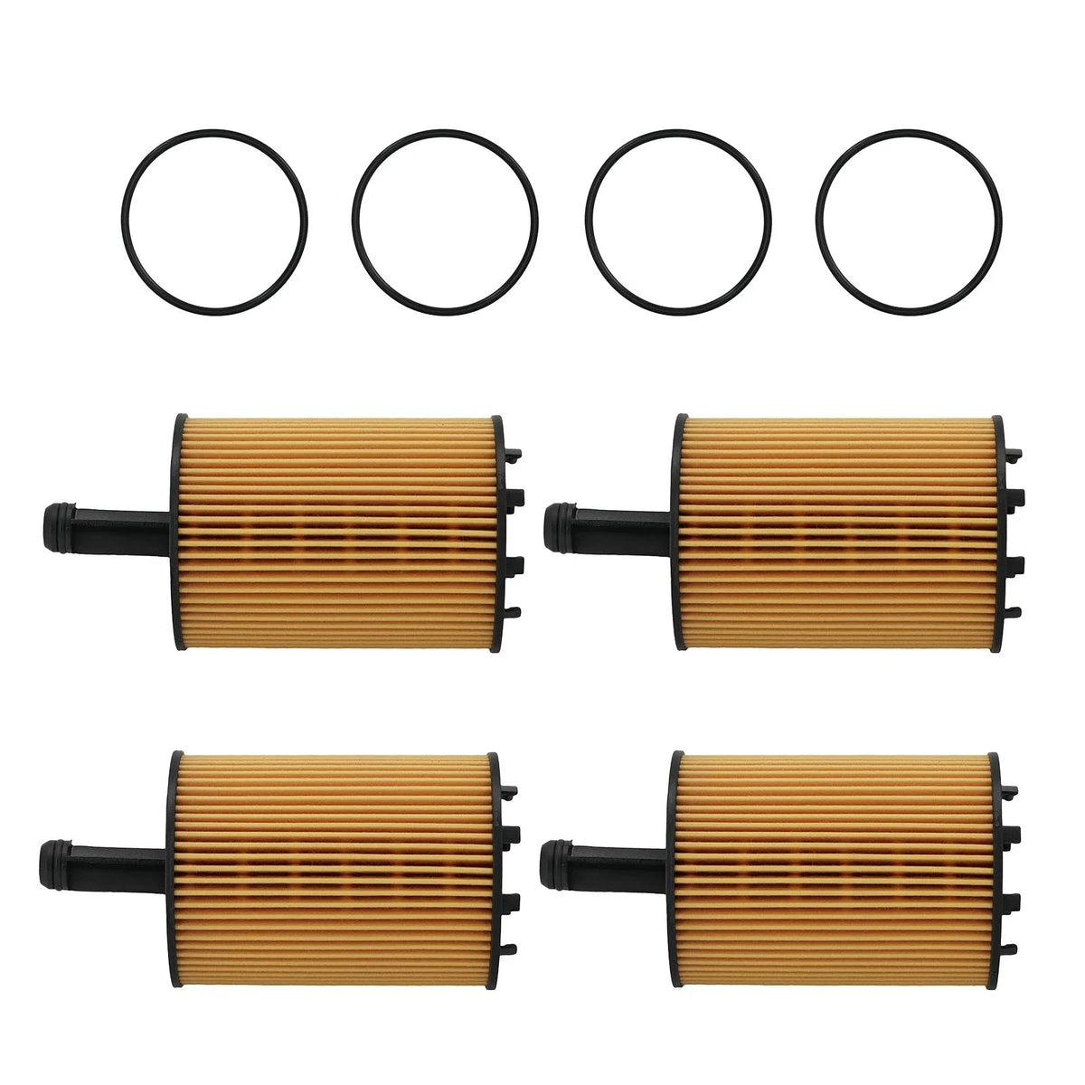 Set of 4 Engine Oil Filters for VW Jetta (2005–2014)