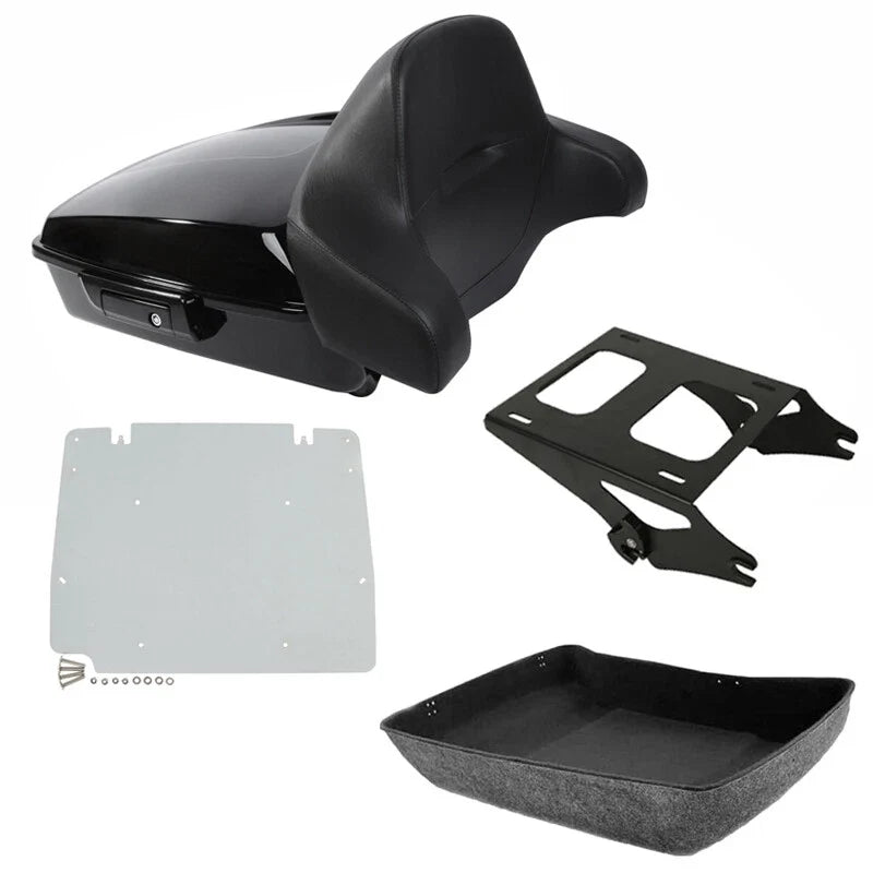 Chopped Trunk Pad Mount Plate for Harley Road Glide CVO 2014-2026