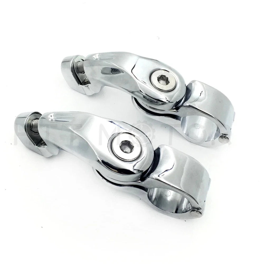 2.5" Short Angled Adjustable Foot Peg Mounting Kit for Kawasaki