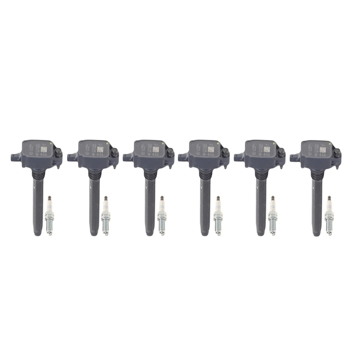 Set of 6 Ignition Coils & Spark Plugs for Dodge Jeep Ram 1500 (2011–2019)