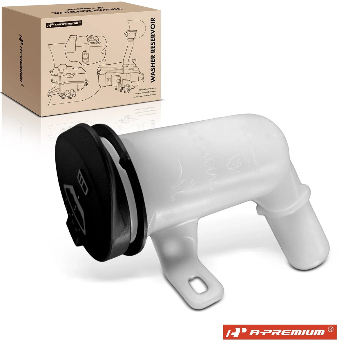 Windshield Washer Reservoir with Cap for Chevy Impala (2000–2005)