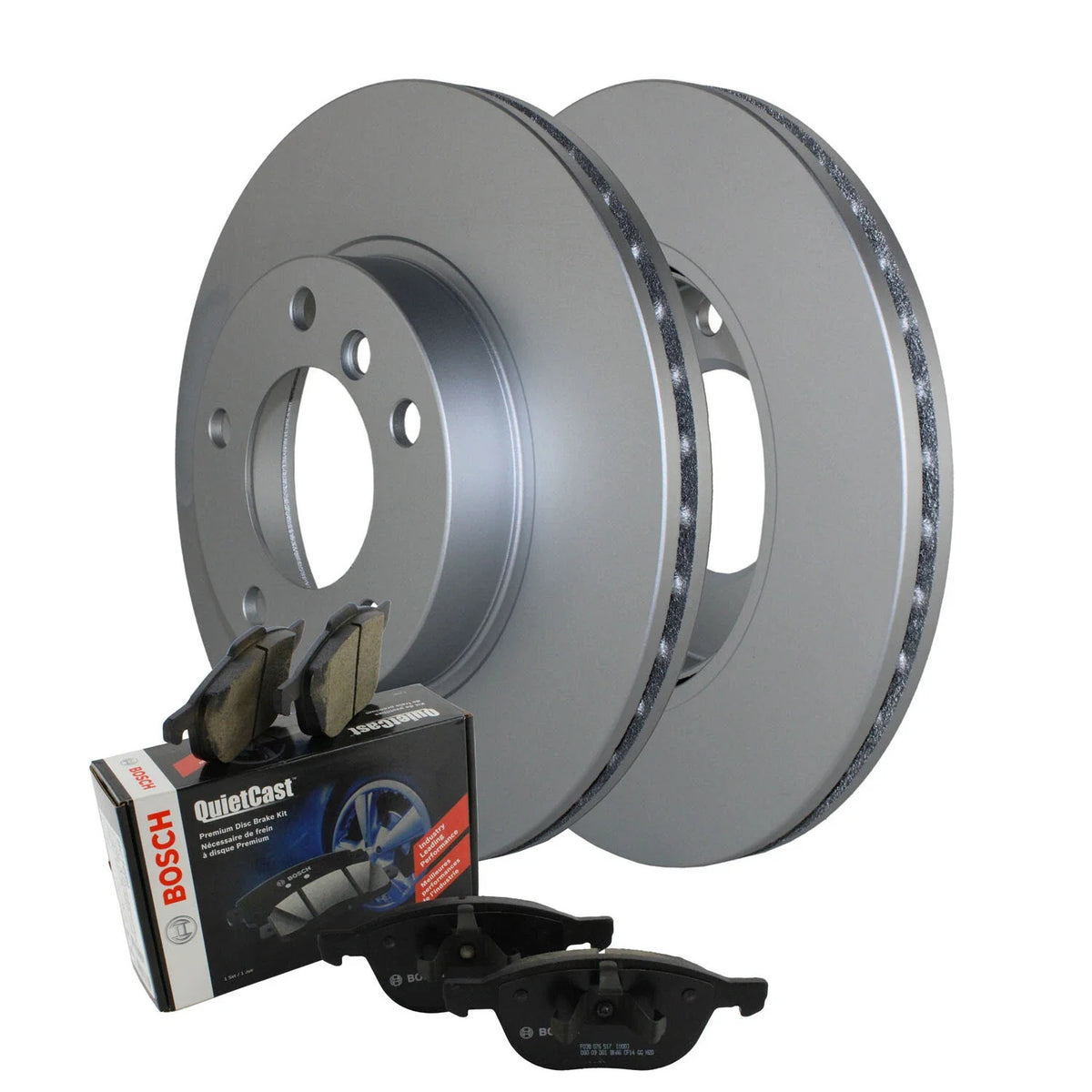 Front Brake Rotors and Pads Set (Bosch) for BMW E36 E46 E85 1992-2006