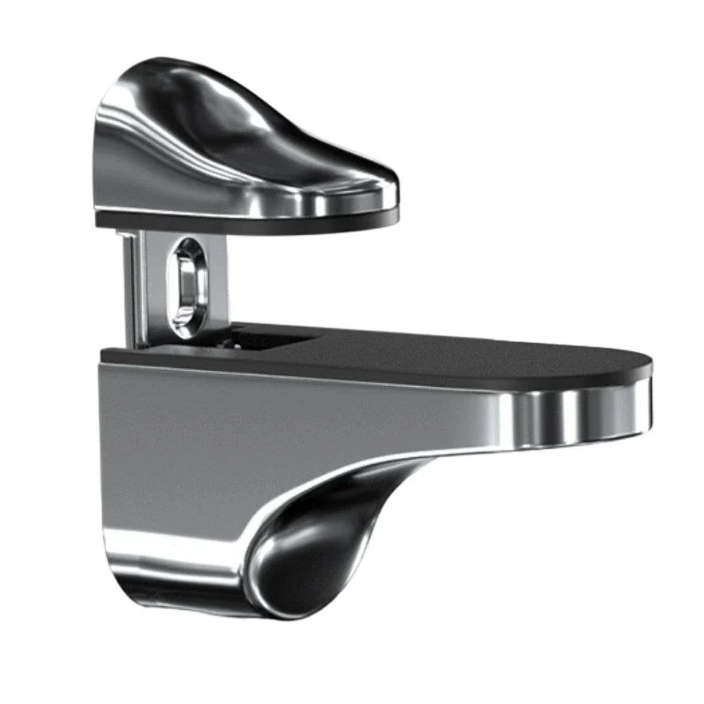 Adjustable Glass Shelf Bracket for Wall Mount (Polished Chrome)