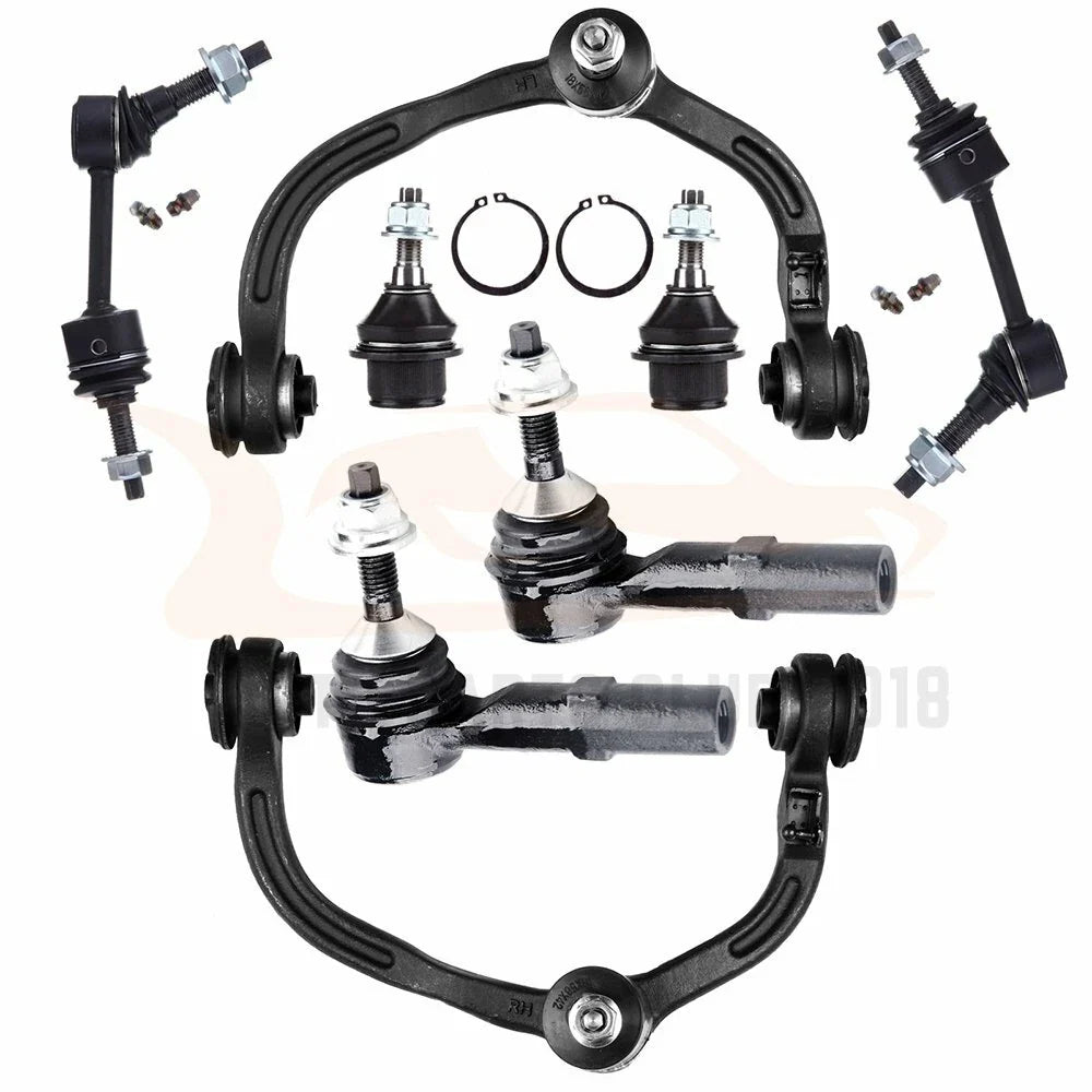 Control Arms & Ball Joints Tie Rods Set for 2003-2004 Lincoln Navigator - 8PC