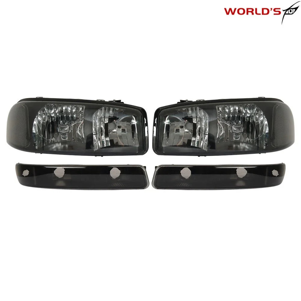 Smoke Headlight Assembly for GMC Sierra Yukon (1999–2007)