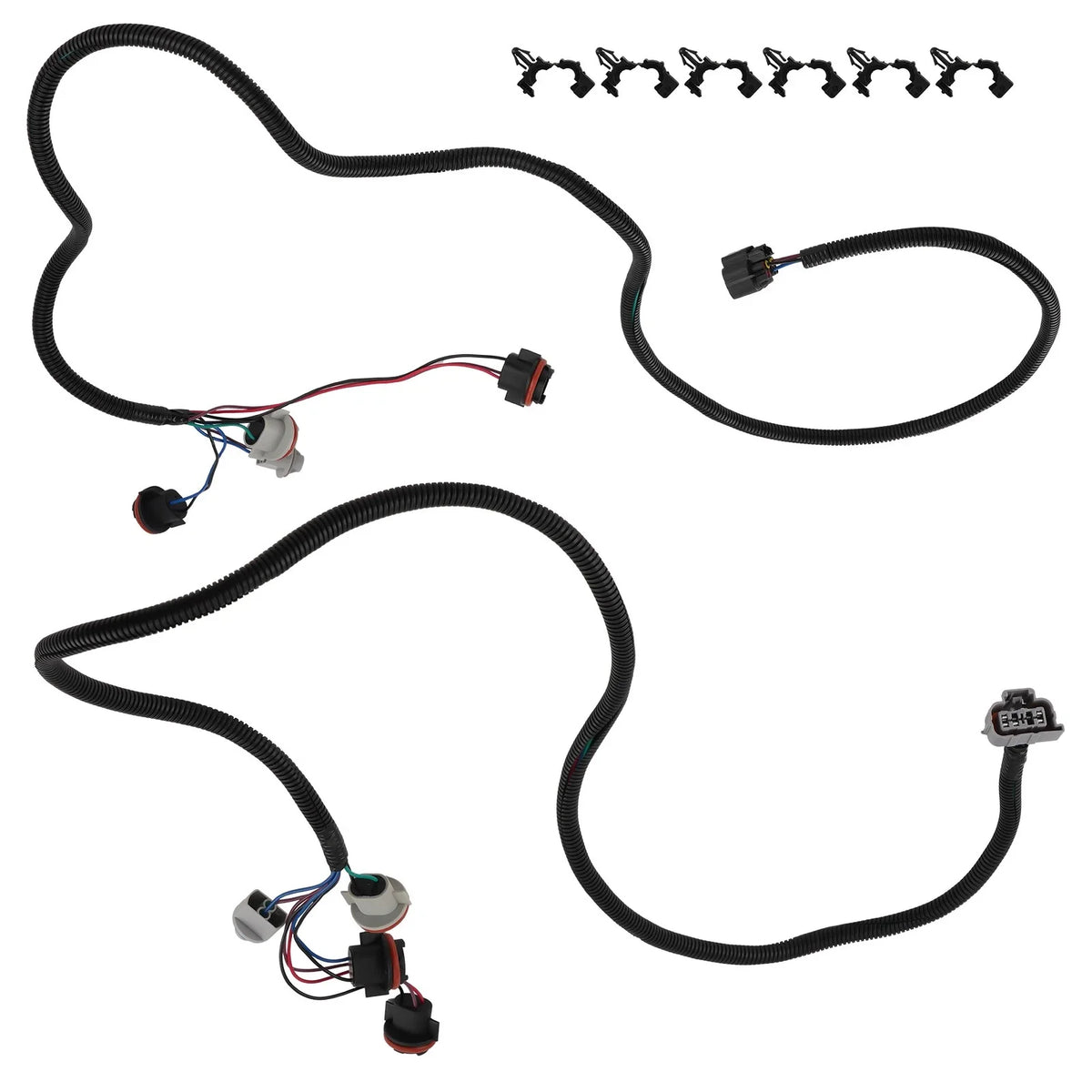Tail Light Wire Harness Set for Silverado 1500 2500HD 3500HD (2010–2011)