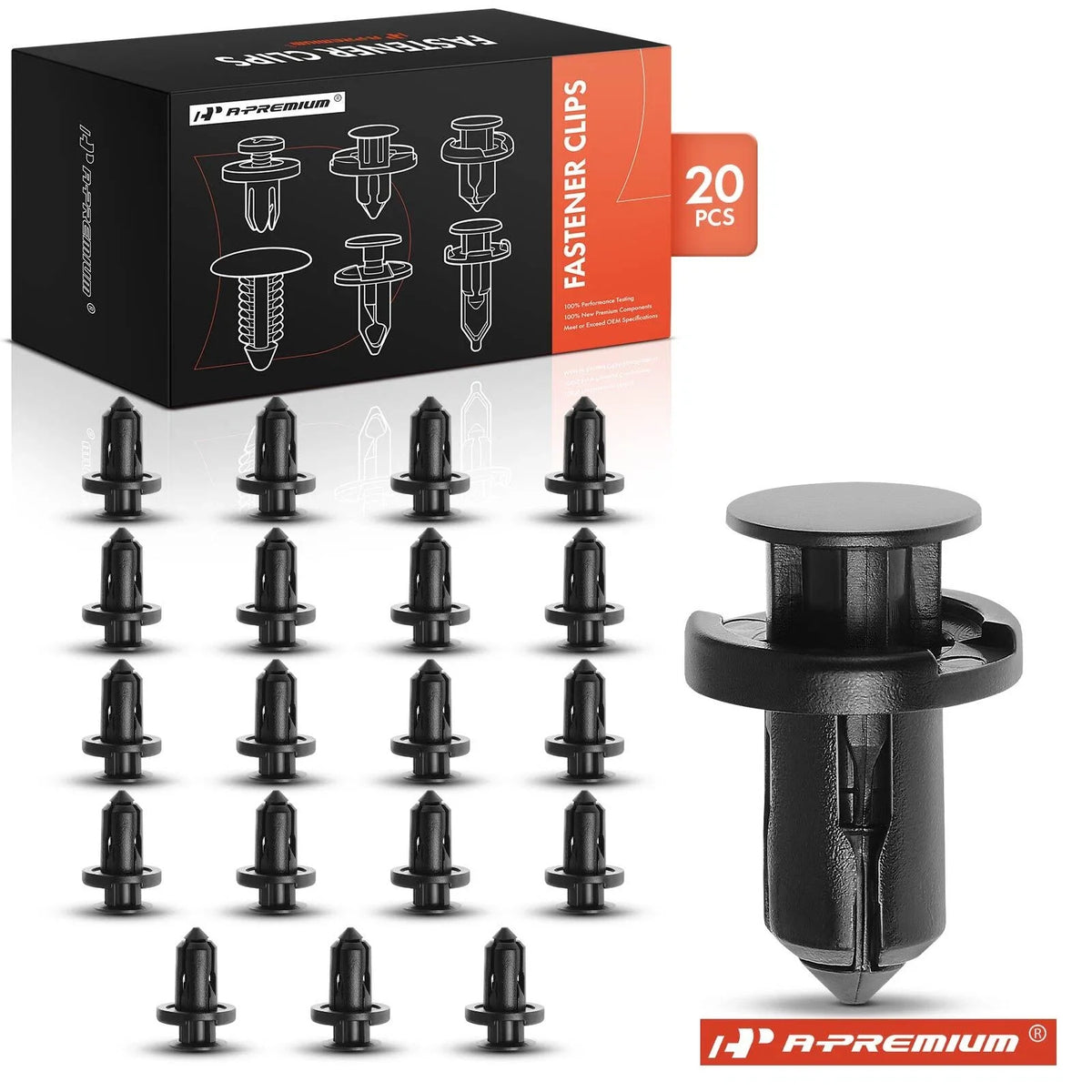 20x Nylon Clip Splash Shield Retainer for Nissan Subaru