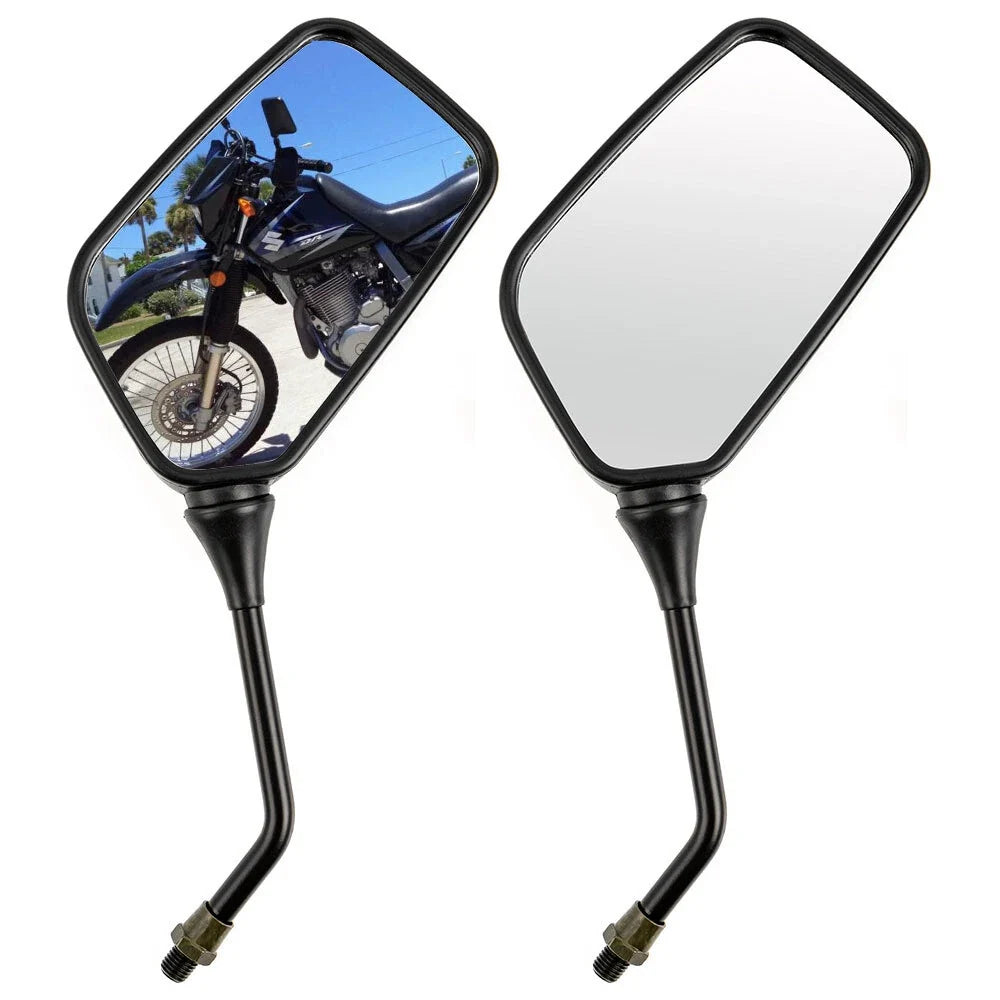 Set of 2 Side Mirrors for Suzuki DR200 DR350 DRZ400 DR650