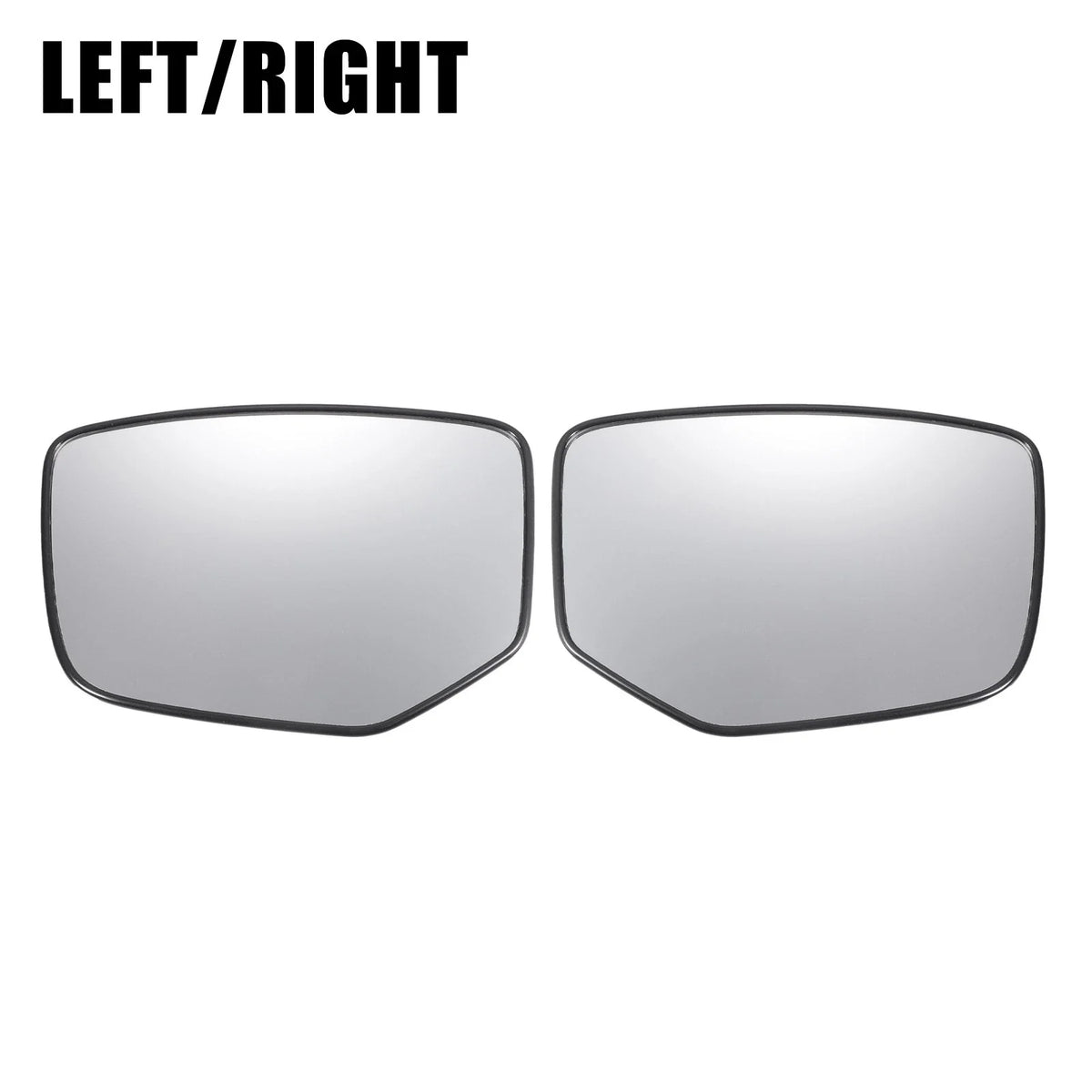 Pair White Mirror Glass w/ Back Non-heated for Honda Accord (2008–2010)