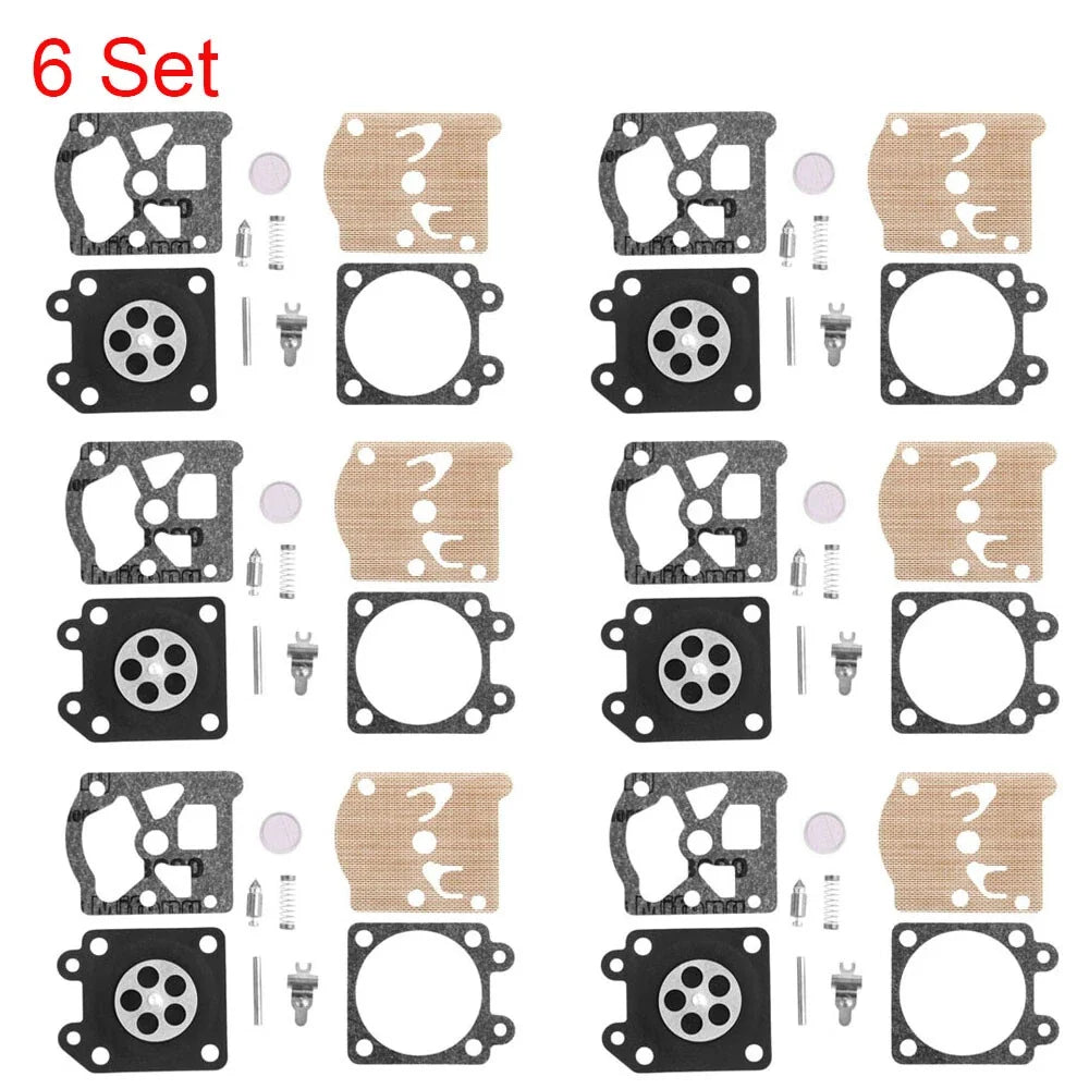 Chainsaw Carburetor Diaphragm Kit 6X for Models 38/45/52/58 4500 5200 5800
