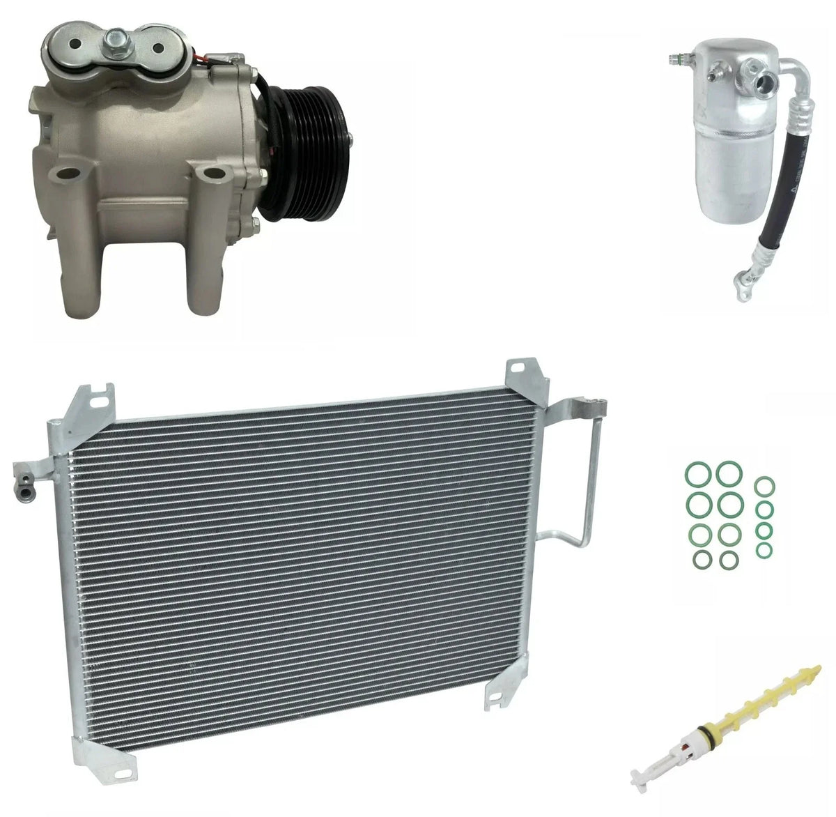 AC Compressor Kit With Condenser for Chevrolet Trailblazer EXT (2004–2007)