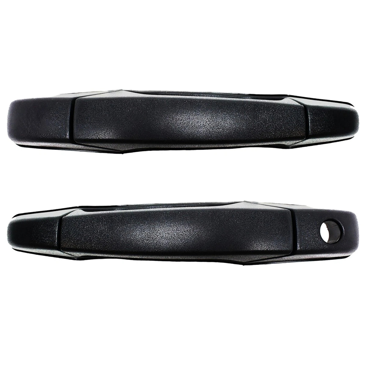 Door Handle Set for Chevy Silverado 1500 (2007–2013) LH w/Keyhole, Textured Black