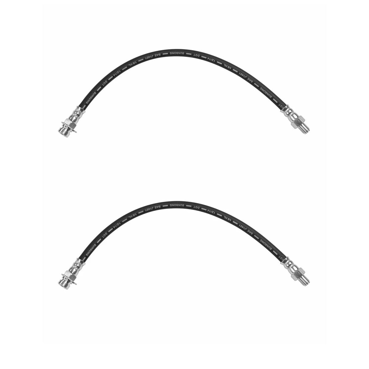 Set of 2 Front Brake Hydraulic Hoses for AK Bel Air (CC100, EC100, PM253)