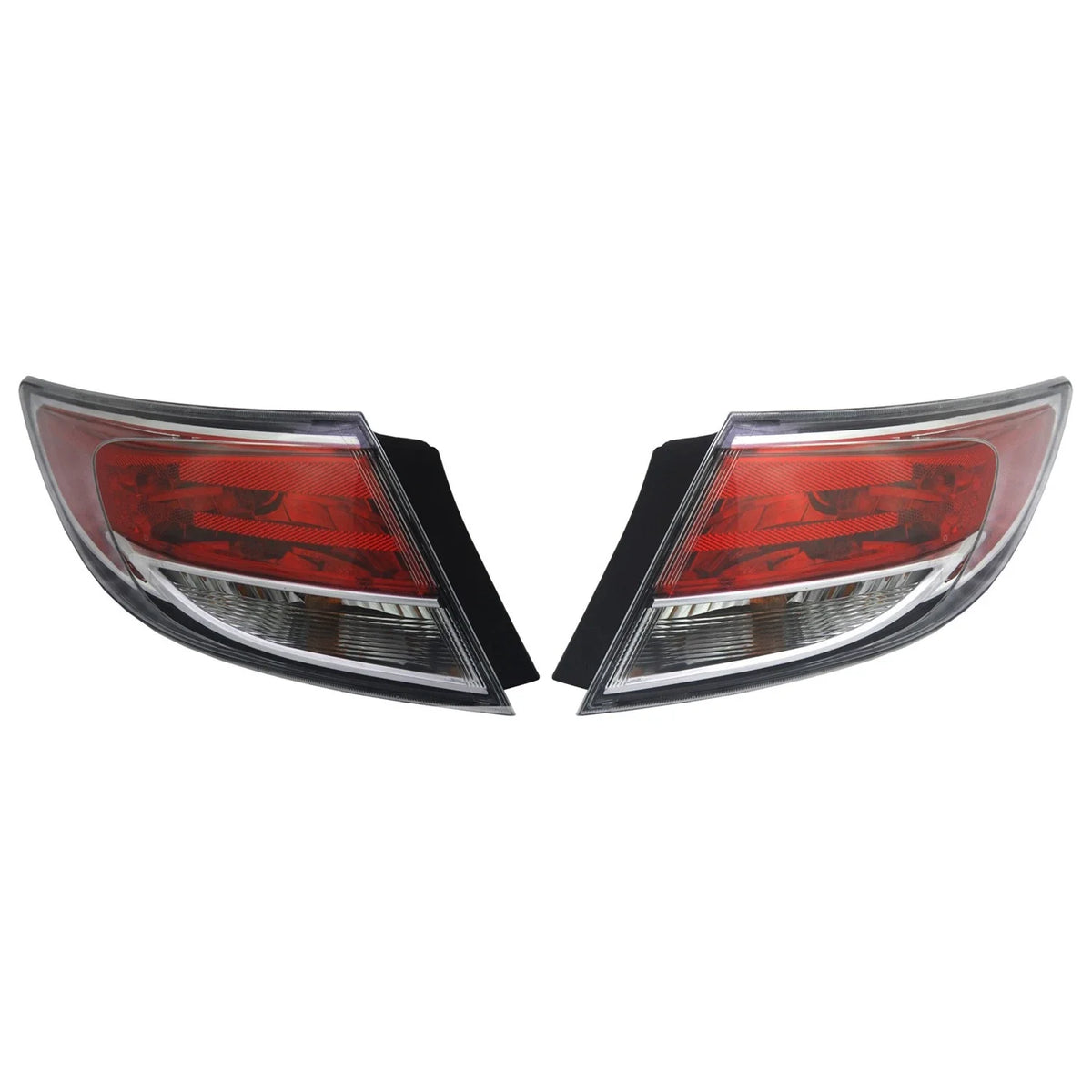 Set of 2 TYC Outer Tail Light Lamp Assemblies for Mazda 6 Sedan (2009–2013)