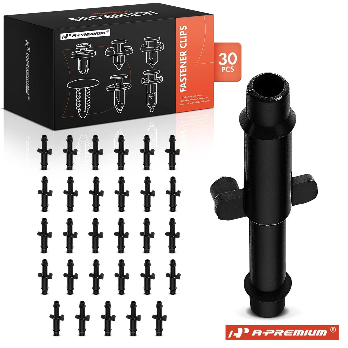 30Pcs Straight Connector Clips for Ford