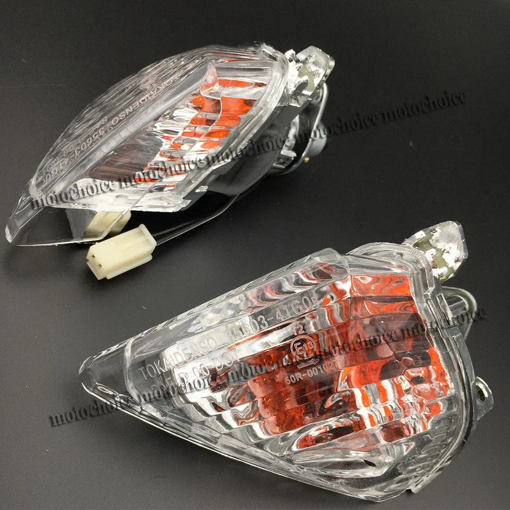 Pair Clear Rear Turn Signals for Suzuki GSXR1000 GSXR600 GSXR750