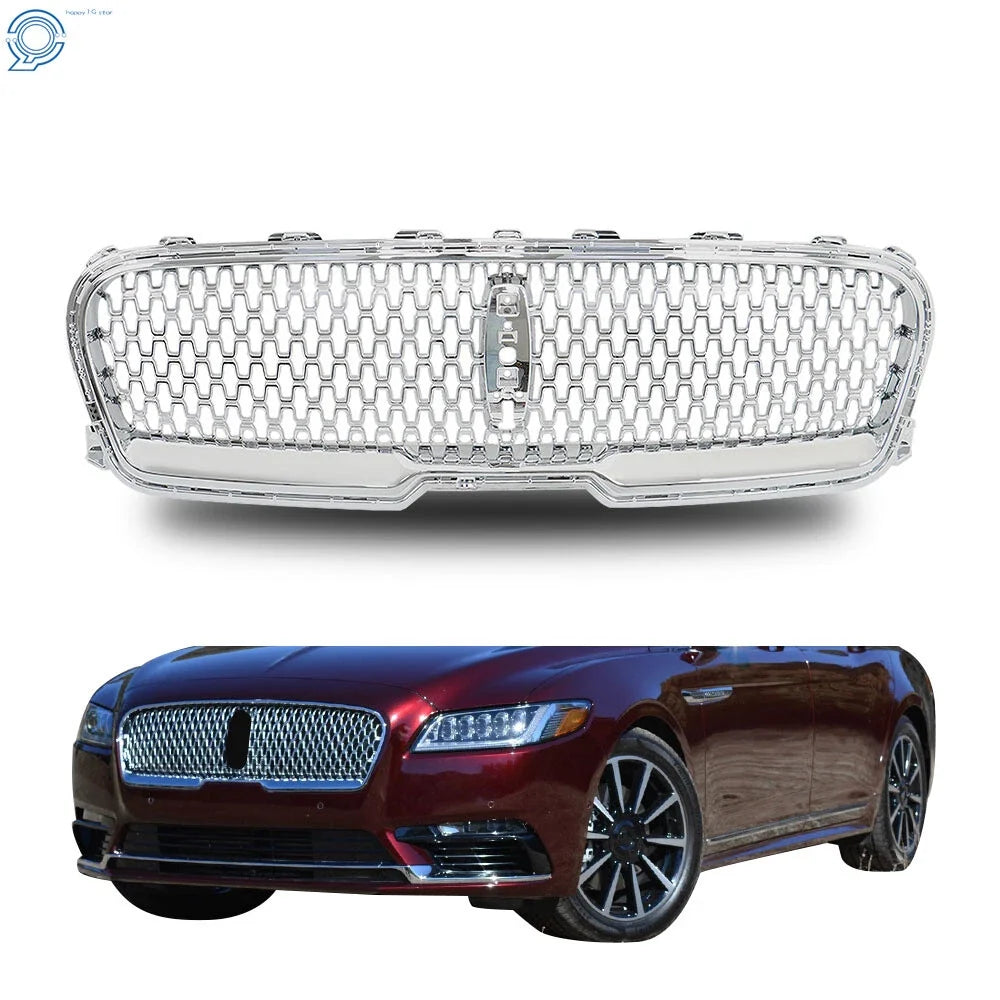 Front Upper Grille with Camera Hole for Lincoln Continental (2017–2020)