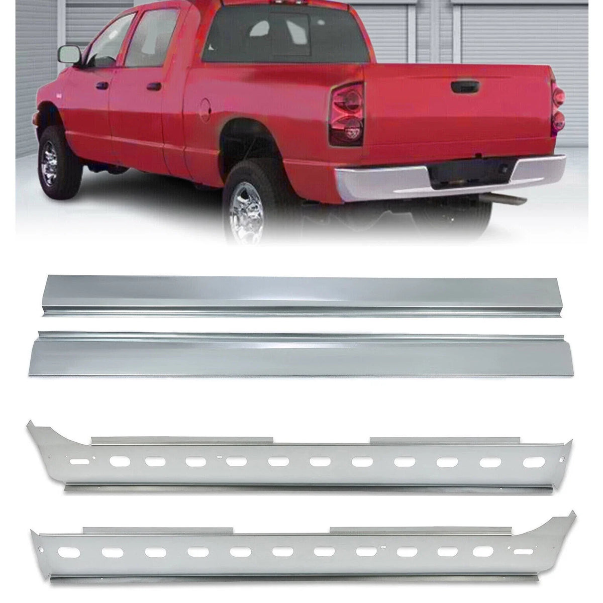 Outer & Inner Rocker Panel Kit for 2002-2008 Dodge Ram 1500/2500
