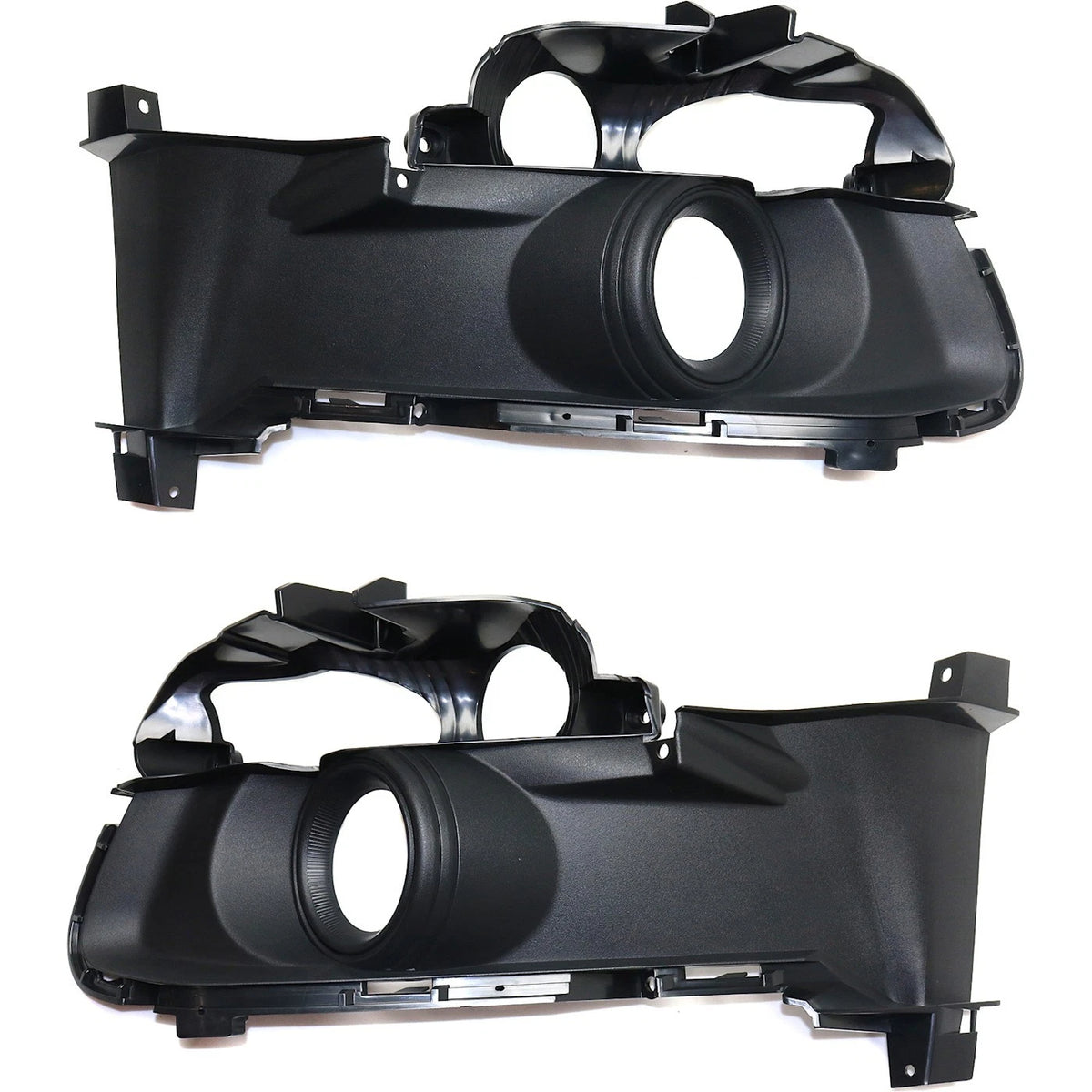 Fog Light Trim Set of 2 for Ford Mustang (2015–2017) Black Plastic