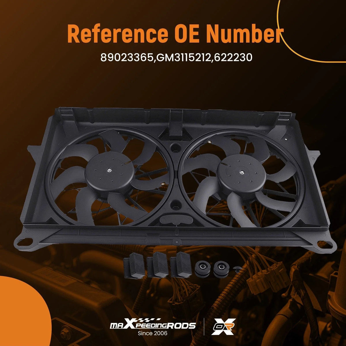 Cooling Fan for Chevrolet Silverado GMC Sierra (2014–2019) GM3115212
