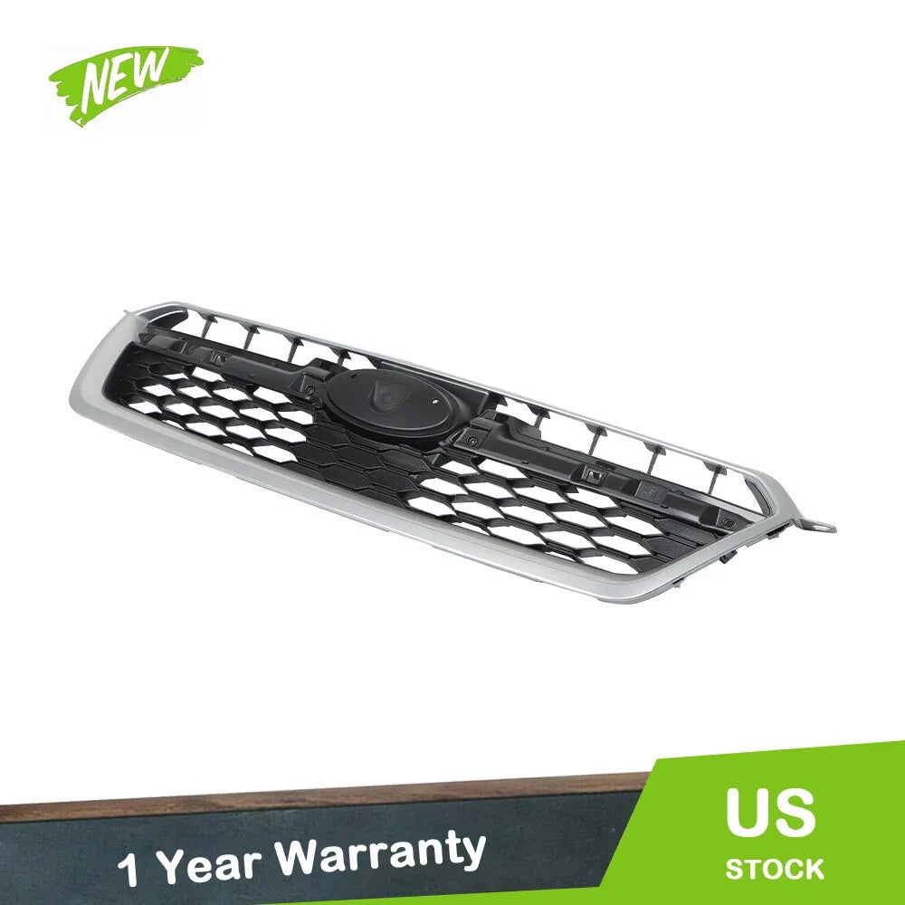 Grille Bumper for Subaru Impreza (2012–2014) Silver Shell Black