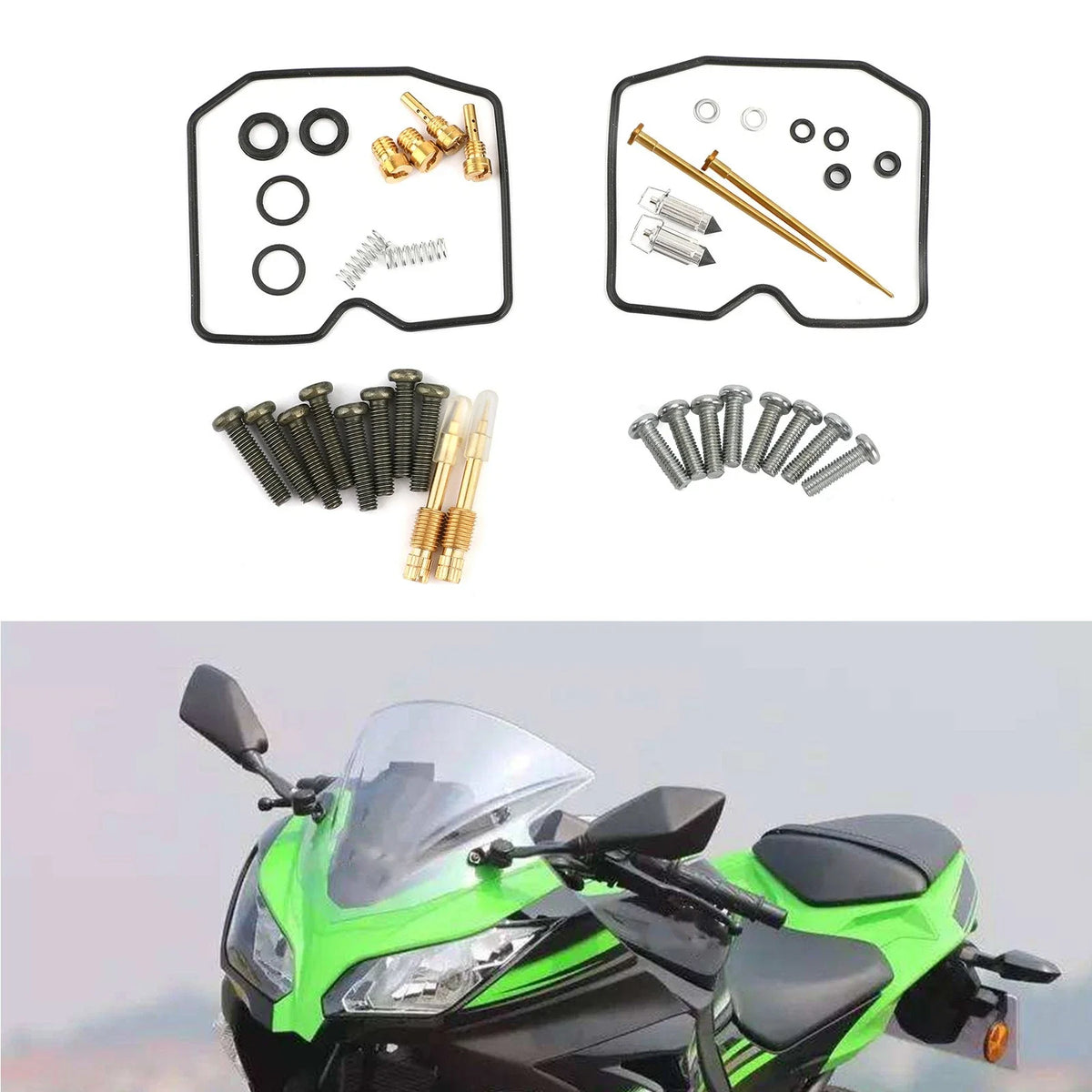 Carburetor Rebuild Kit for Kawasaki EX250 (2008–2012) Ninja 250R