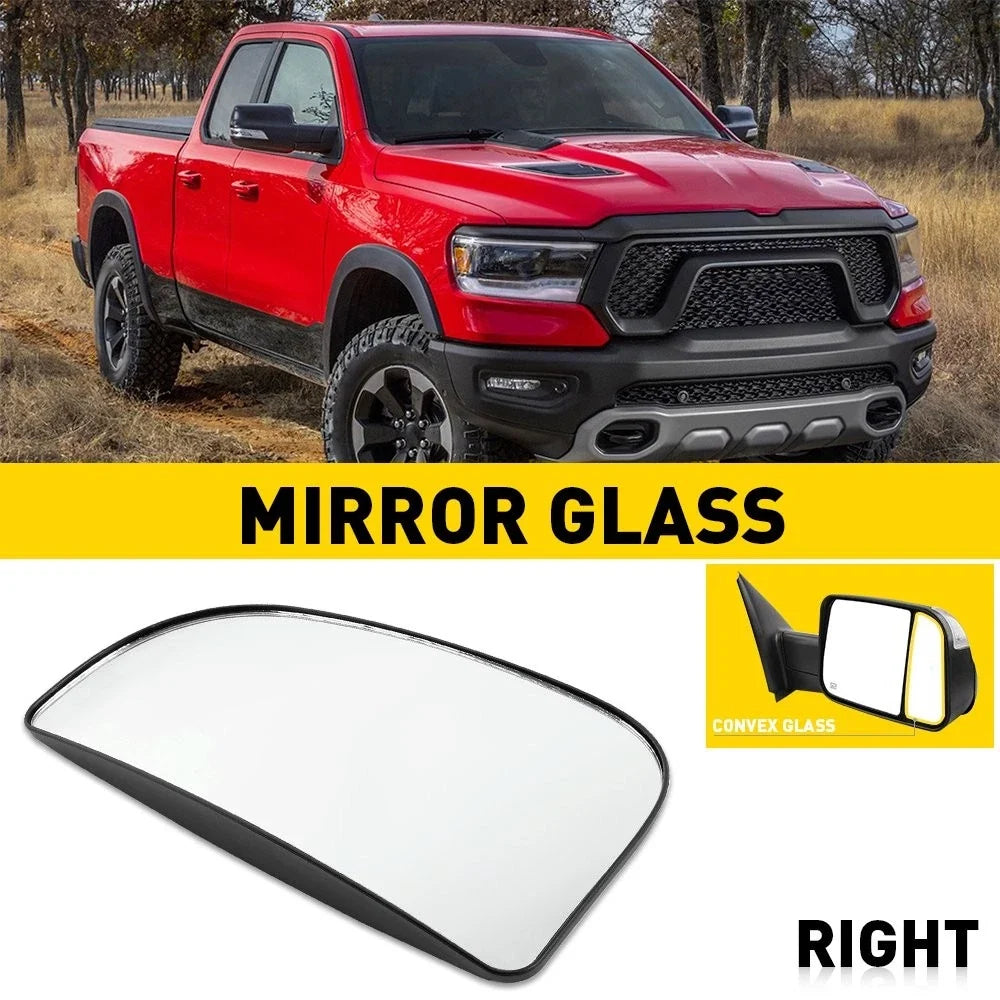 Power Heated Exterior Mirror Glass RH for Dodge Ram 1500 2500 (EXV)