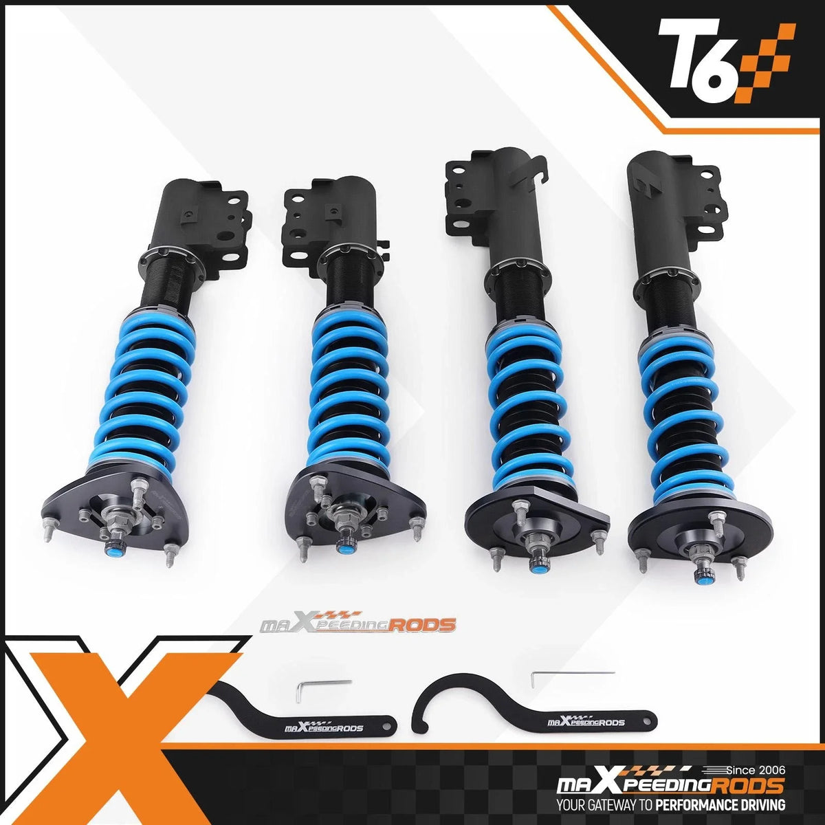 Coilovers Suspension Kit T6 for Subaru Legacy (1993–1999) BD/BG/BK